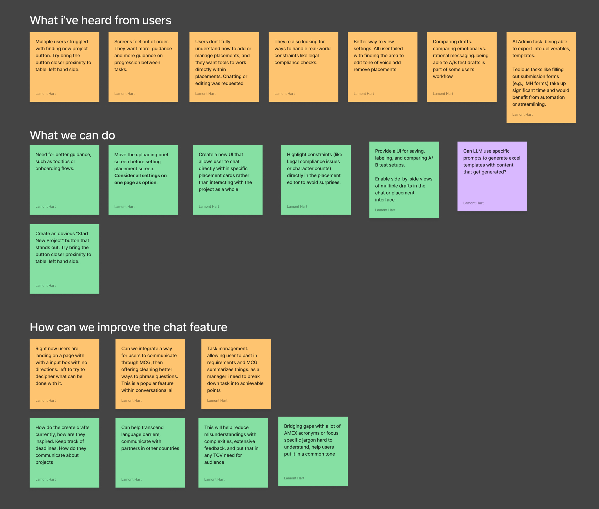Live user testing session
